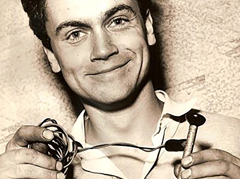 Rob Freeman OBE in his younger days