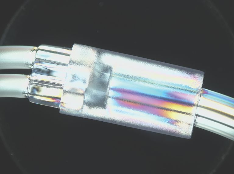 Inspection showing polarised component